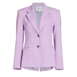 Frame Denim Women's Light Purple Blazer